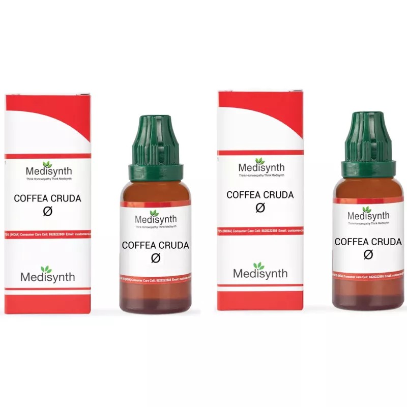 Medisynth Coffea Cruda 1X (Q) (30ml, Pack of 2)