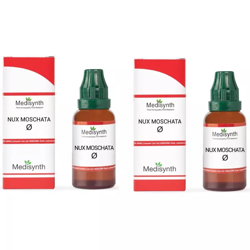Medisynth Nux Moschata 1X (Q) (30ml, Pack of 2)