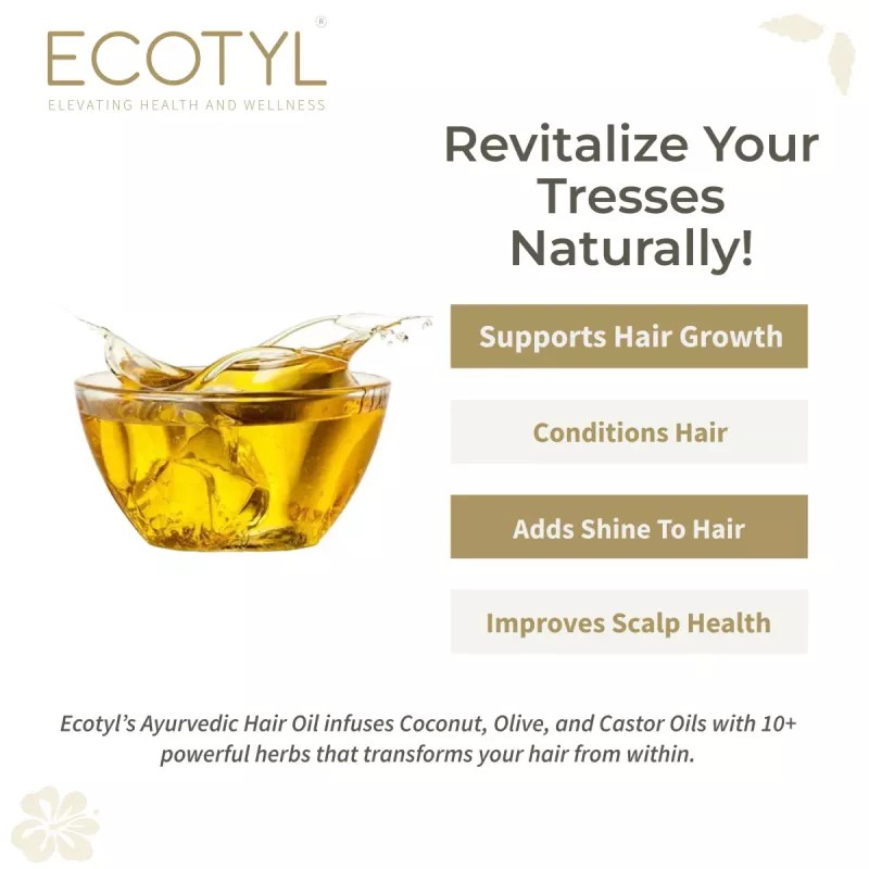 Ecotyl Ayurvedic Hair Oil (100ml)