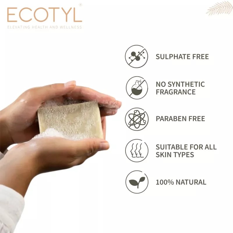 Ecotyl Coconut Milk Soap With Vanilla (100g, Pack of 2)