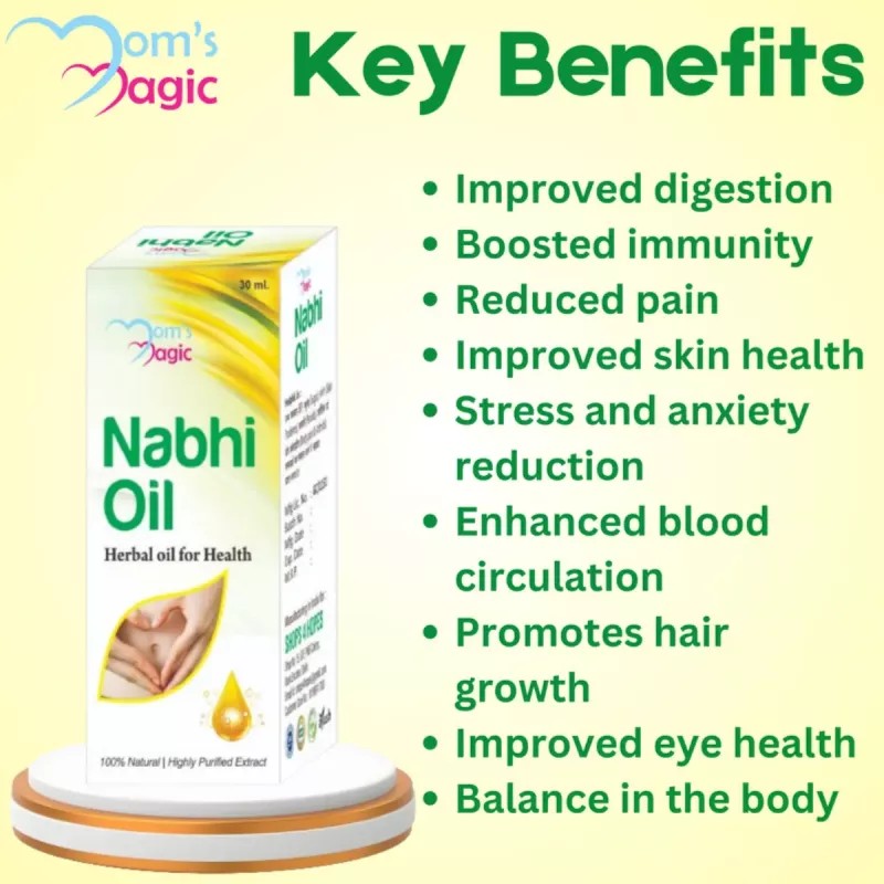 Moms Magic Nabhi Oil (30ml, Pack of 3)