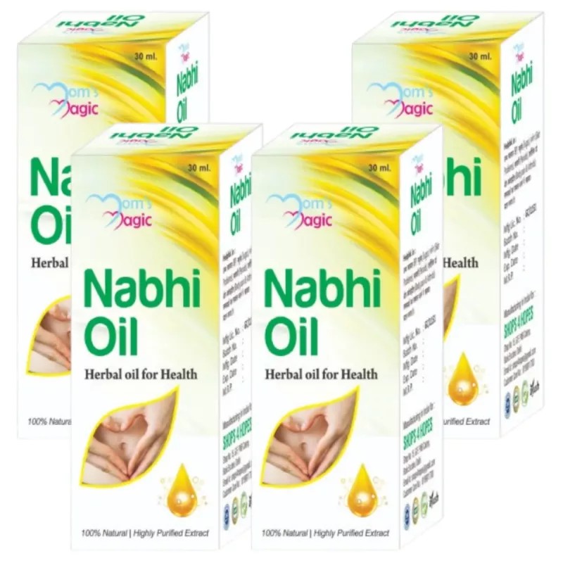 Moms Magic Nabhi Oil (30ml, Pack of 4)