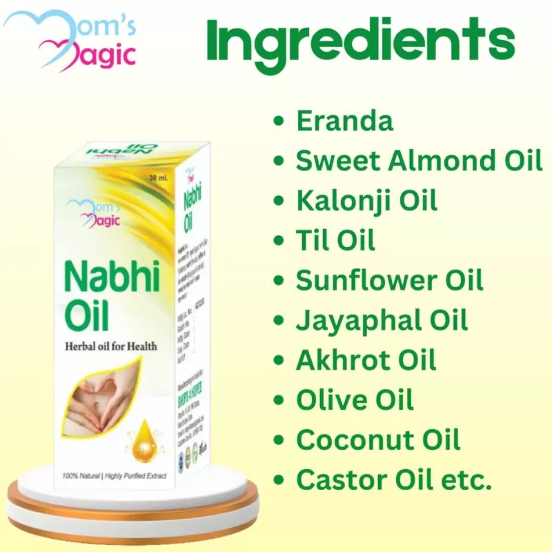 Moms Magic Nabhi Oil (30ml, Pack of 4)