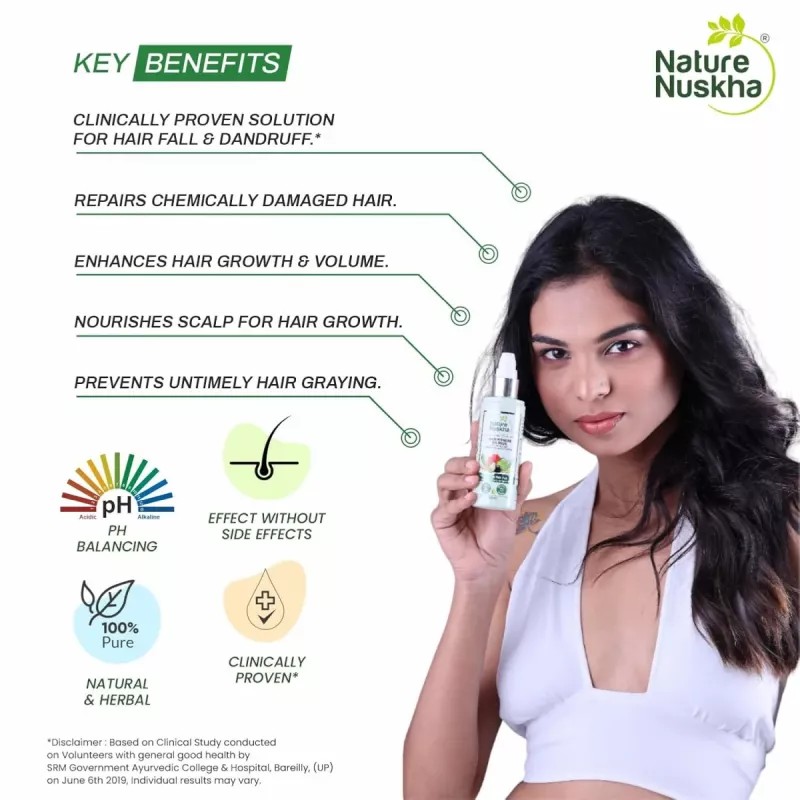 Nature Nuskha Hair Fitness Nourishing Mist Spray + Hair Fitness Oil Plus (Each 100ml) (1Pack)