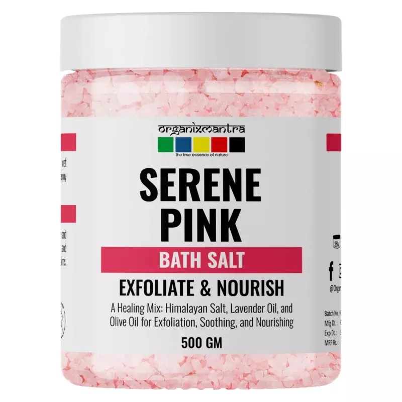 Organix Mantra Serene Pink Himalayan Bath Salt (500g)