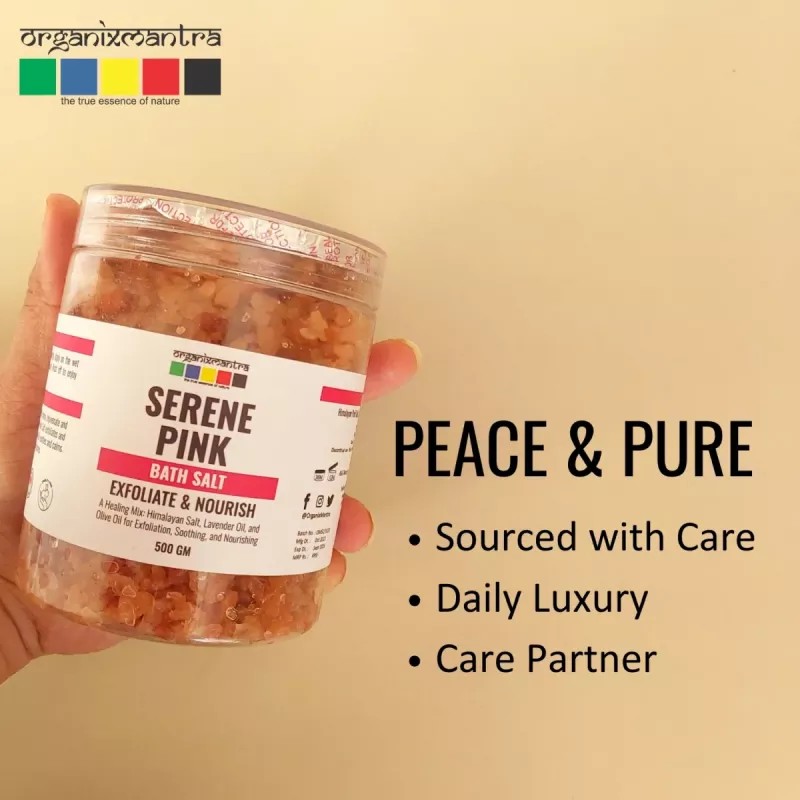 Organix Mantra Serene Pink Himalayan Bath Salt (500g)
