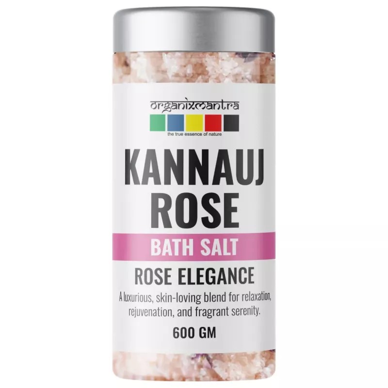 Organix Mantra Kannauj Rose Serenity Bath Salt (600g)