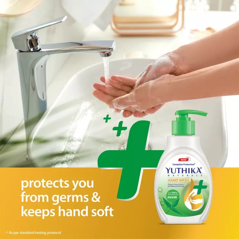 Yuthika Handwash Neem (200ml, Pack of 2)