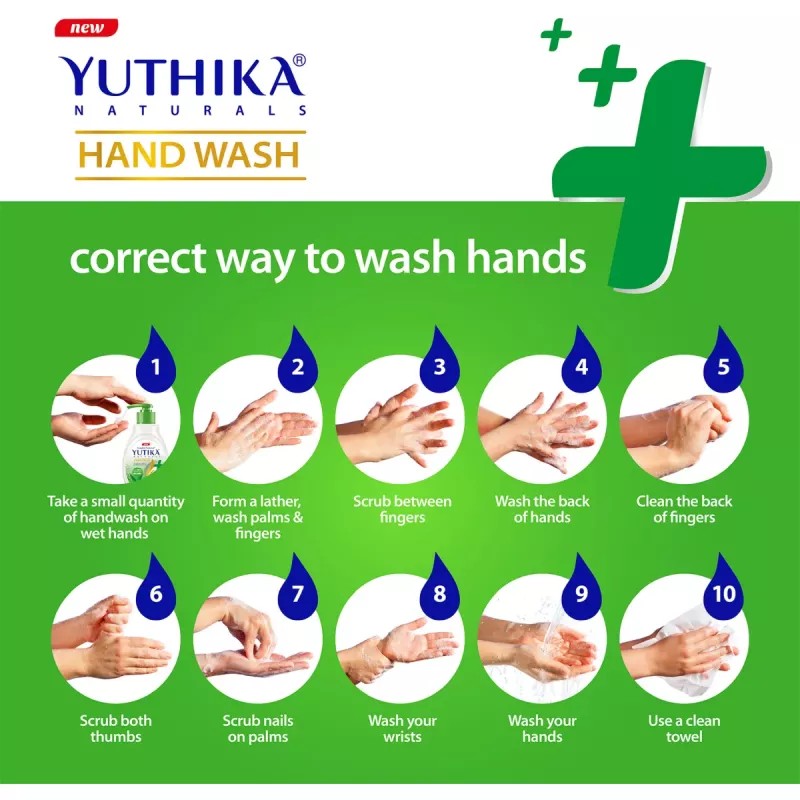 Yuthika Handwash Neem (200ml, Pack of 2)