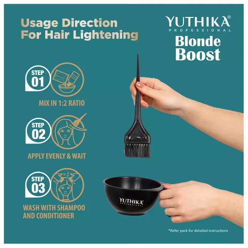 Yuthika Blonde Boost Hair Lightening Powder 9 (500g)