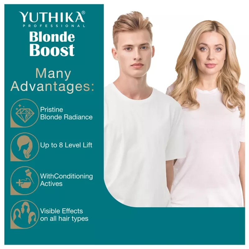 Yuthika Blonde Boost Hair Lightening Powder 8 (500g)