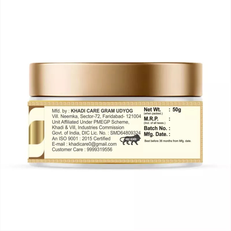 Khadi Care Herbal Milk & Saffron Hand Cream With Sheabutter (50g)