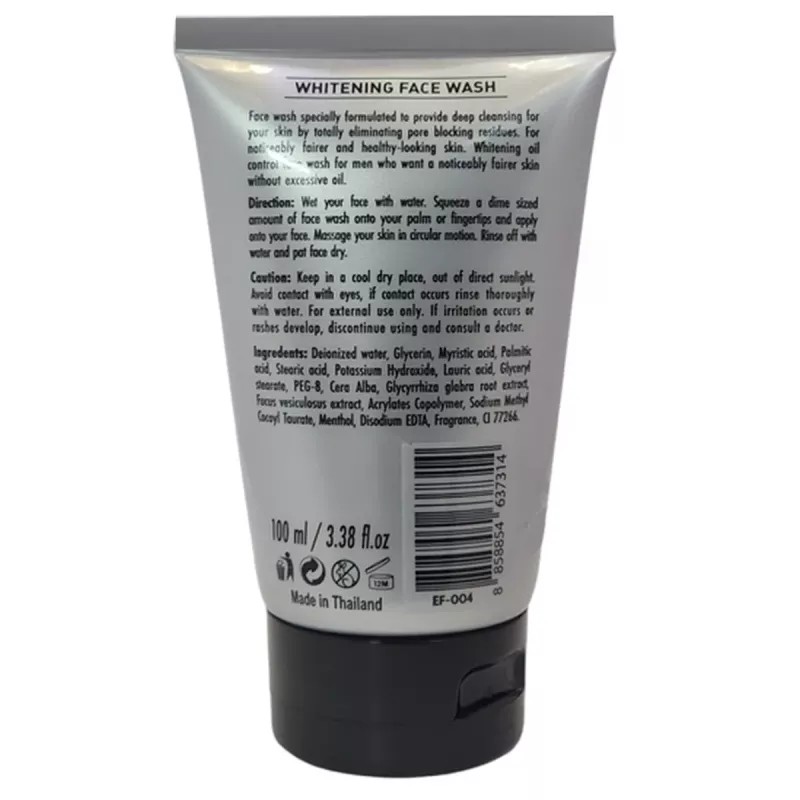 European Formula Men Whitening Face Wash (100ml, Pack of 3)