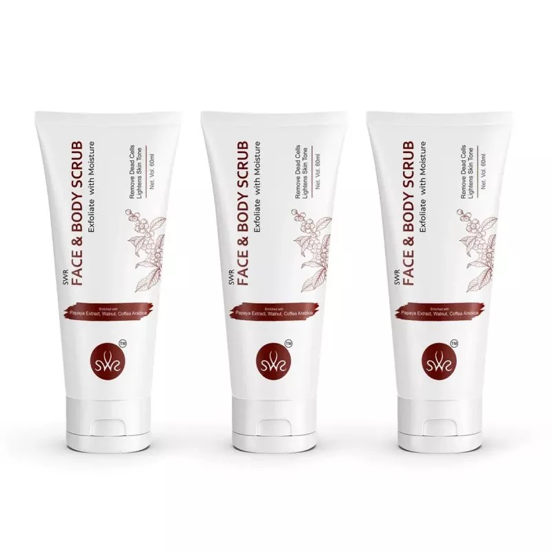 Dextron Face & Body Scrub (60ml, Pack of 3)