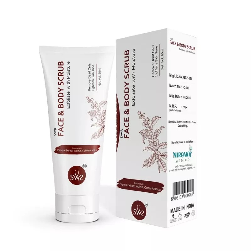 Dextron Face & Body Scrub (60ml, Pack of 3)