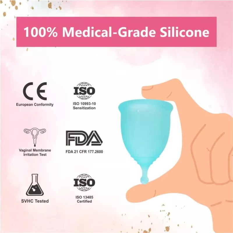 Dr Amgenic Menstrual Cups Reusable For Women (1pcs)