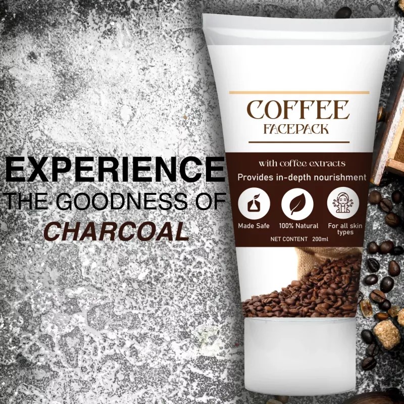 Riffway Coffee Face Pack (200ml, Pack of 3)