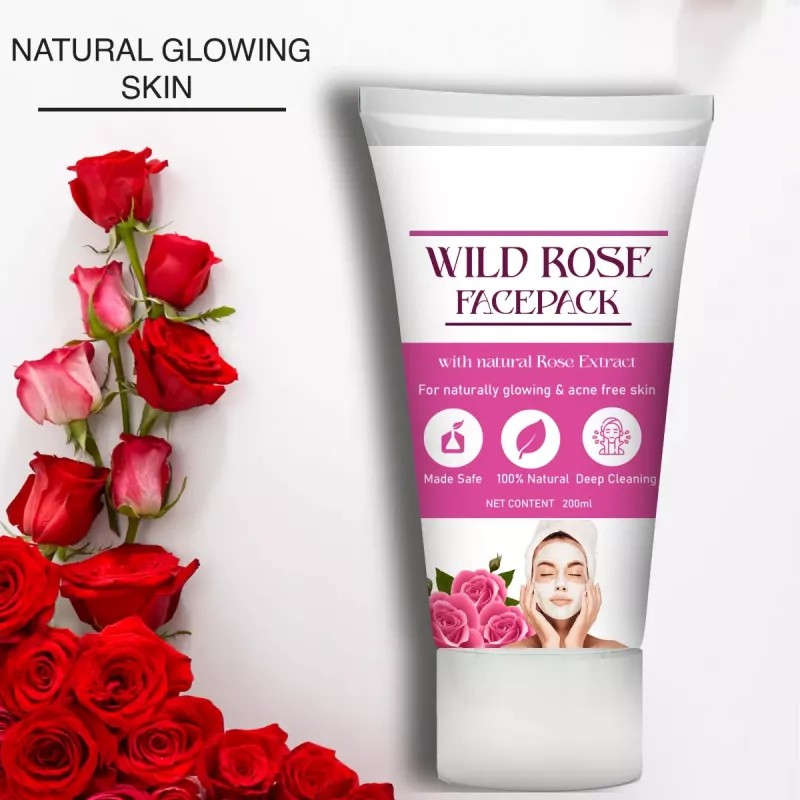 Riffway Wild Rose Face Pack (200ml)