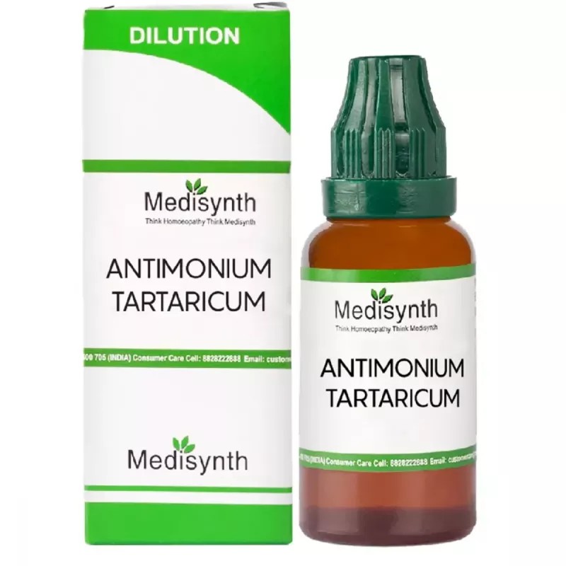 Medisynth Antimonium Tartaricum 10M CH (30ml)