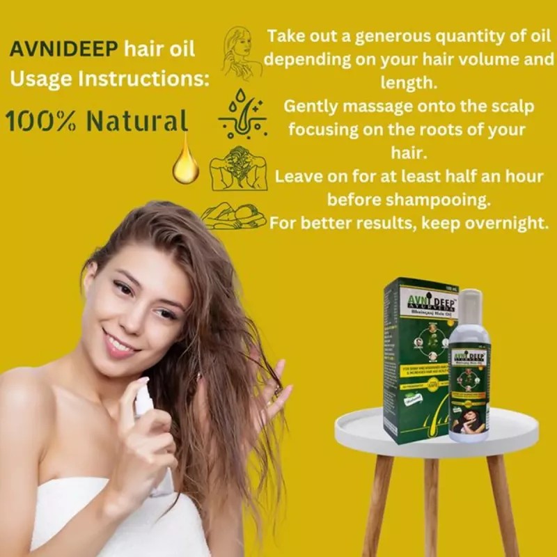 Avni Deep Ayurveda Bhringraj Hair Oil (100ml)