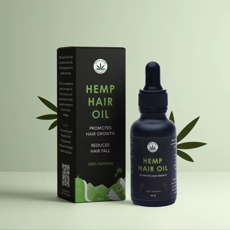India Hemp Organics Hemp Hair Oil (30ml)