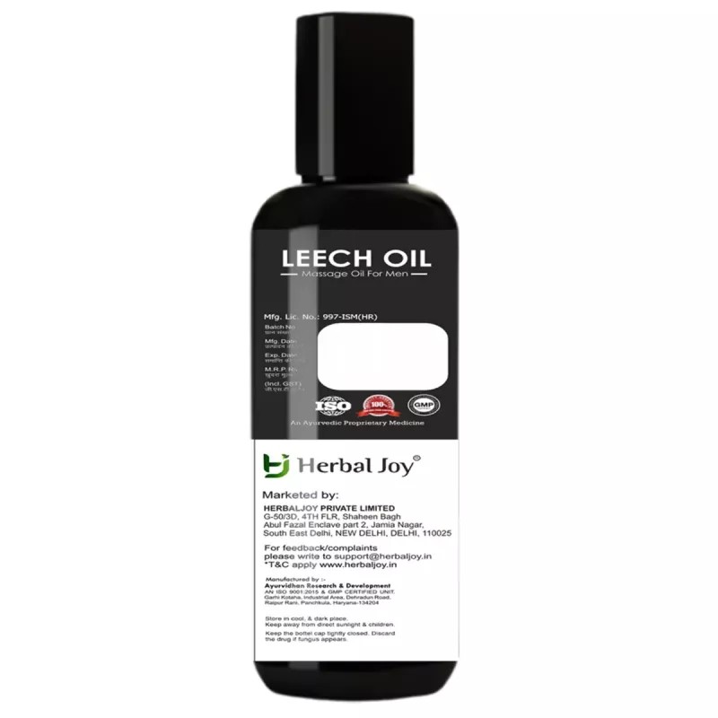 HerbalJoy Leech Massage Oil For Men (25ml)