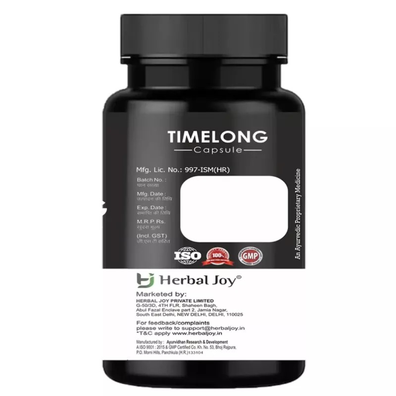 HerbalJoy Timelong Capsules For Men (60cap)