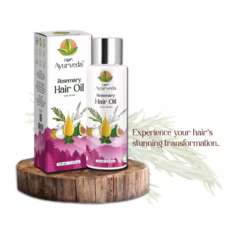 HIM Ayurveda Rosemary Hair Oil (100ml)