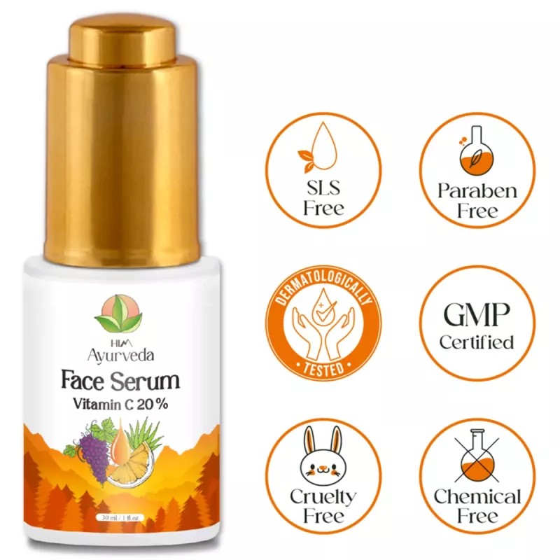 HIM Ayurveda Face Serum Vitamin C 20% (30ml)