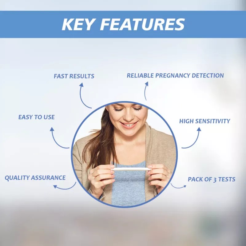 Stergic One Step Pregnancy Test Kit (3pcs)