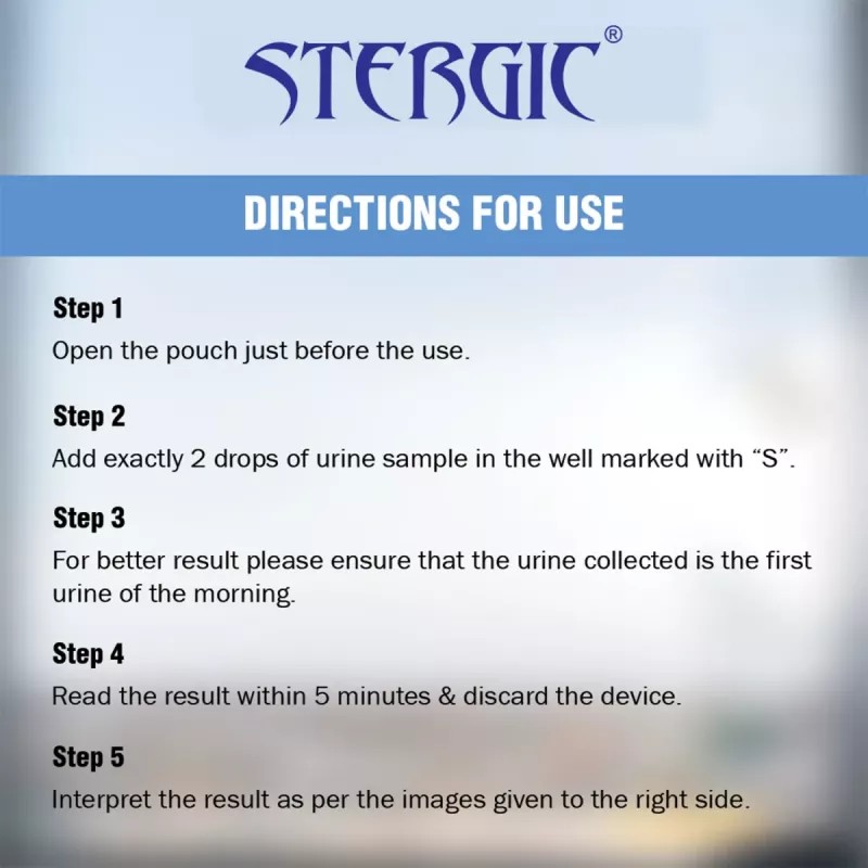 Stergic One Step Pregnancy Test Kit (5pcs)