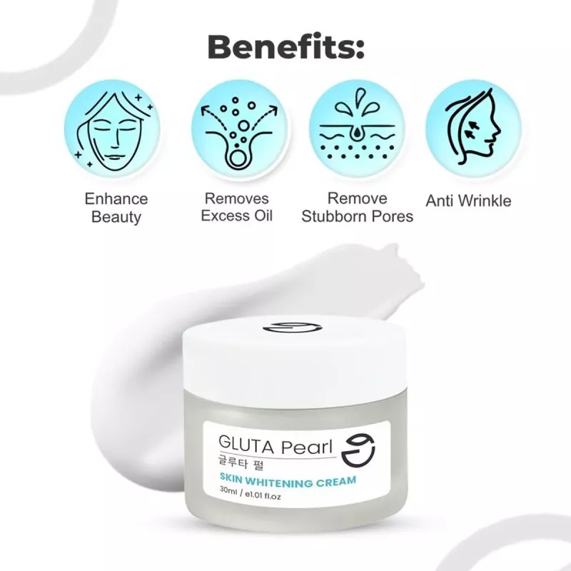 Gluta Pearl Skin Whitening Night Cream (25g)