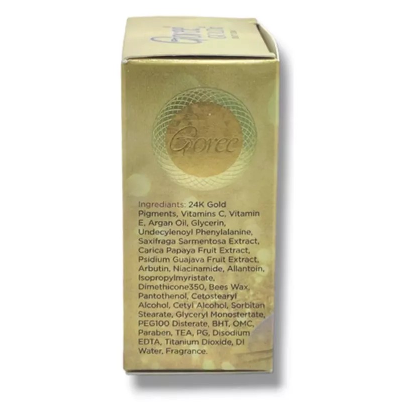 Goree Gold 24K Beauty Cream (17g, Pack of 3)