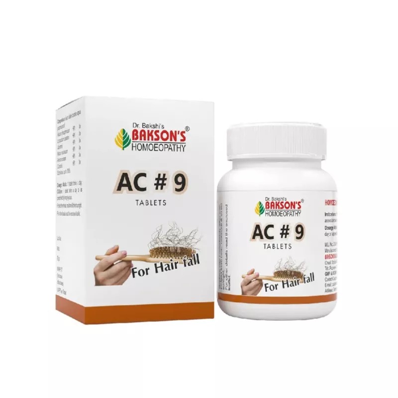 Bakson AC 9 Tablets (Hair Falling) (200tab)