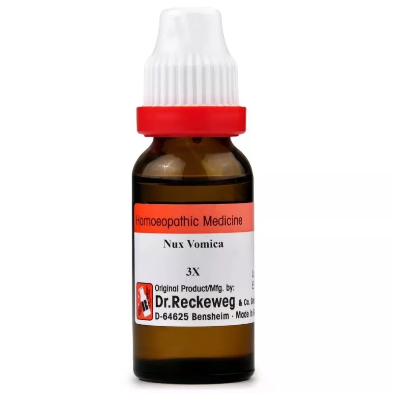 Dr Reckeweg Nux Vomica 3X (11ml)