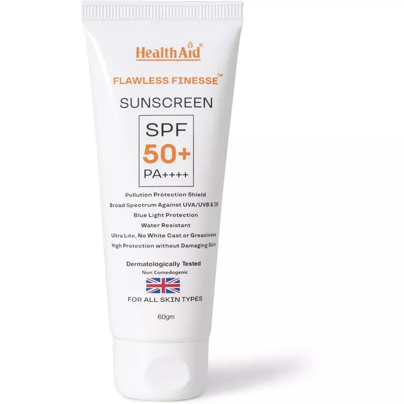 HealthAid Flawless Finesse Sunscreen SPF 50+ PA++++ (60g)