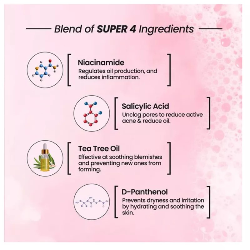 Lio Cosmeds Ph Glo Anti Acne Facewash (60ml)