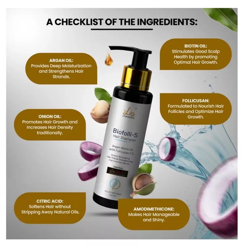 Lio Cosmeds Biofolli-S Hair Shampoo (100ml)