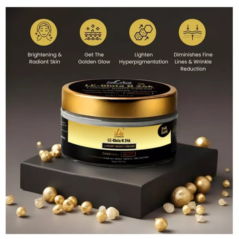 Lio Cosmeds Lc Gluta N 24K Luxury Night Cream (50g)