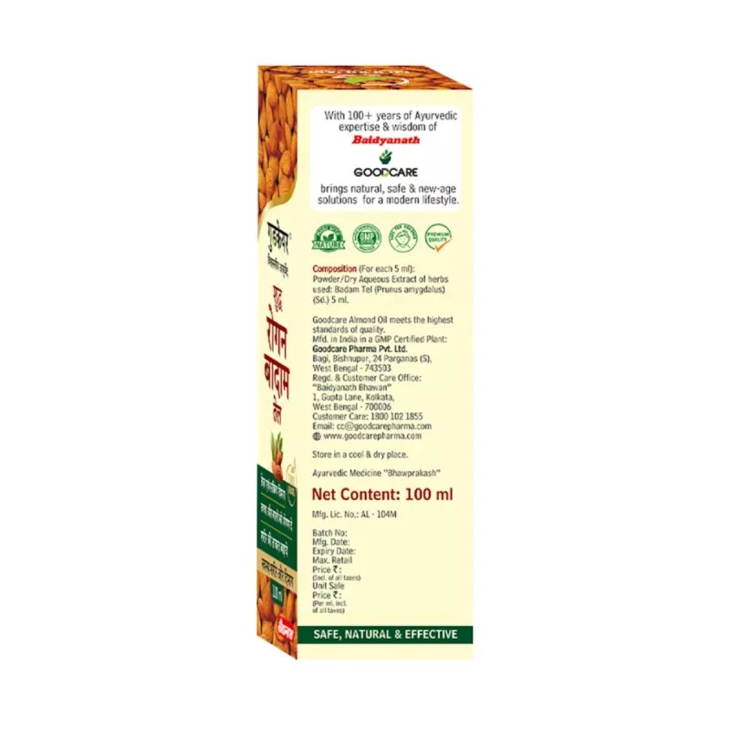Goodcare Rogan Badam Almond Oil (100ml)
