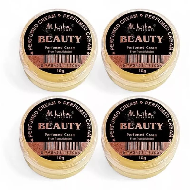 Al Hiba Beauty Perfumed Body Cream (10g, Pack of 4)