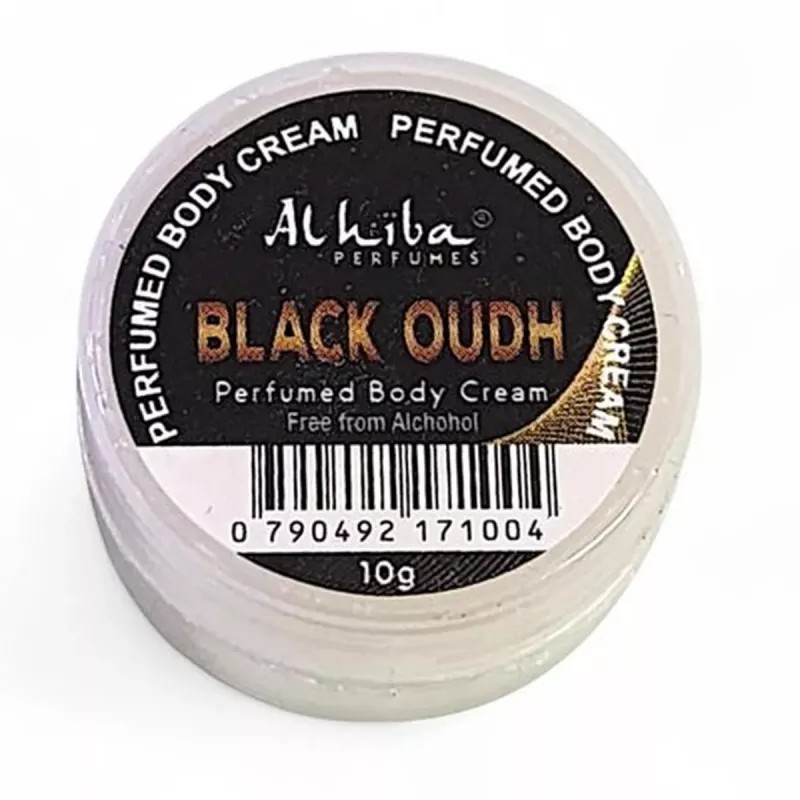 Al Hiba Black Oudh Perfumed Body Cream (10g)