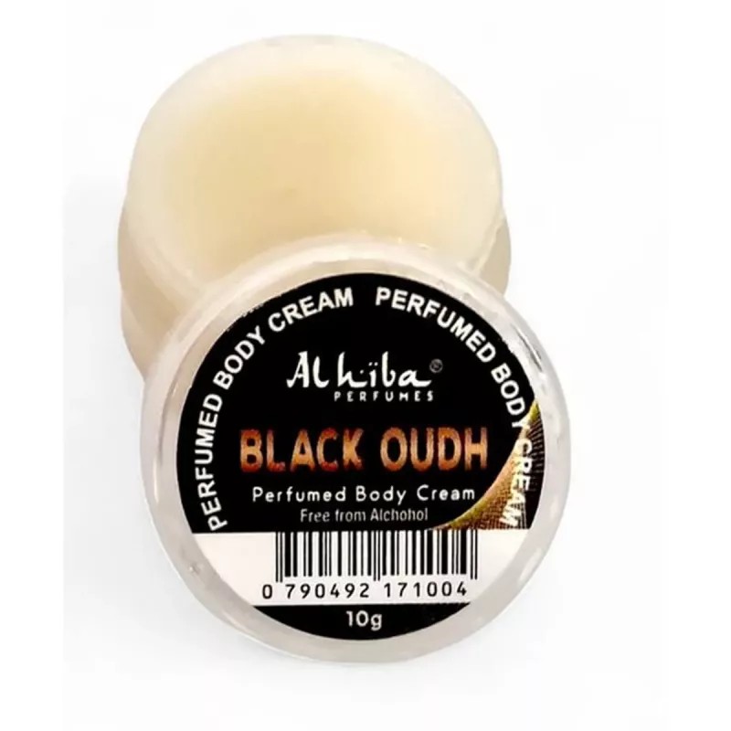 Al Hiba Black Oudh Perfumed Body Cream (10g)