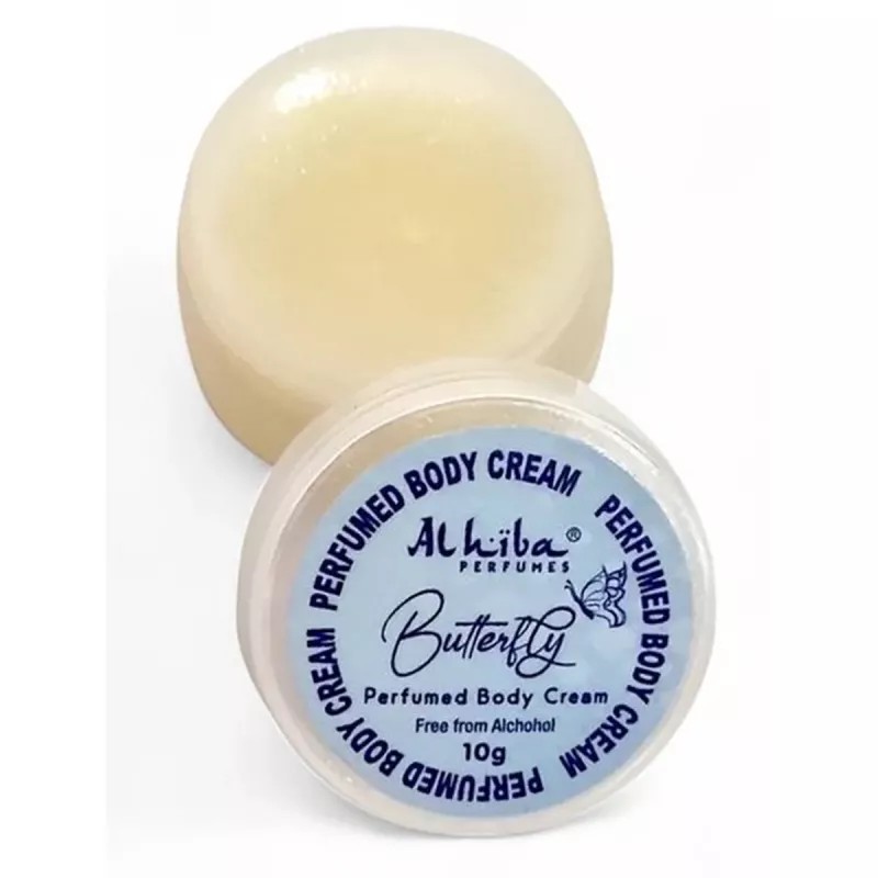 Al Hiba Butterfly Perfumed Body Cream (10g, Pack of 4)