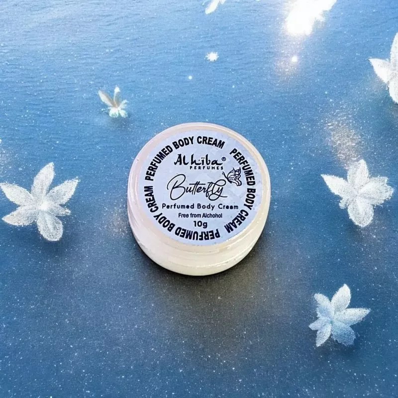 Al Hiba Butterfly Perfumed Body Cream (10g, Pack of 4)