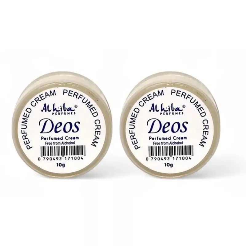 Al Hiba Deos Perfumed Body Cream (10g, Pack of 2)