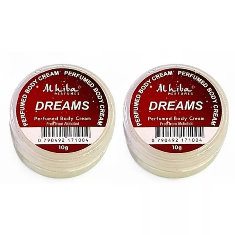 Al Hiba Dreams Perfumed Body Cream (10g, Pack of 2)