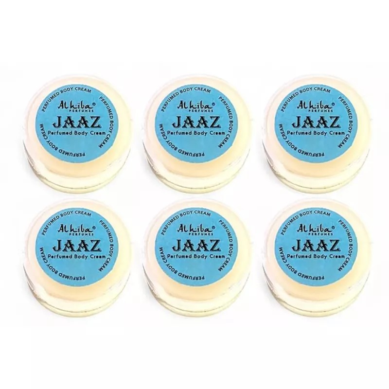 Al Hiba Jaaz Perfumed Body Cream (10g, Pack of 6)