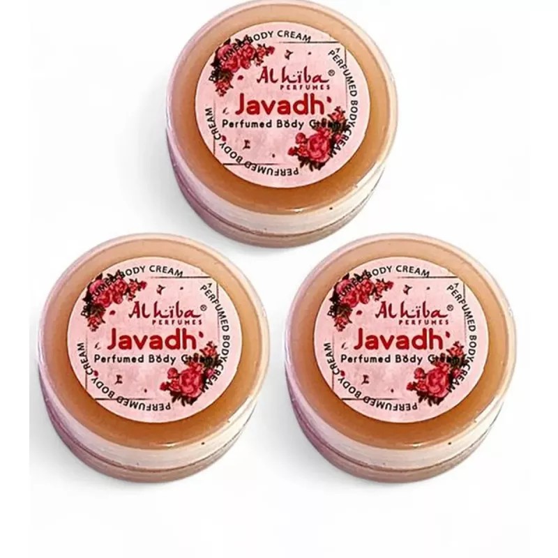 Al Hiba Javadh Perfumed Body Cream (10g, Pack of 3)