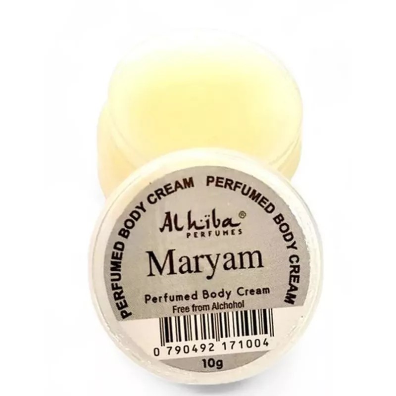 Al Hiba Maryam Perfumed Body Cream (10g, Pack of 2)